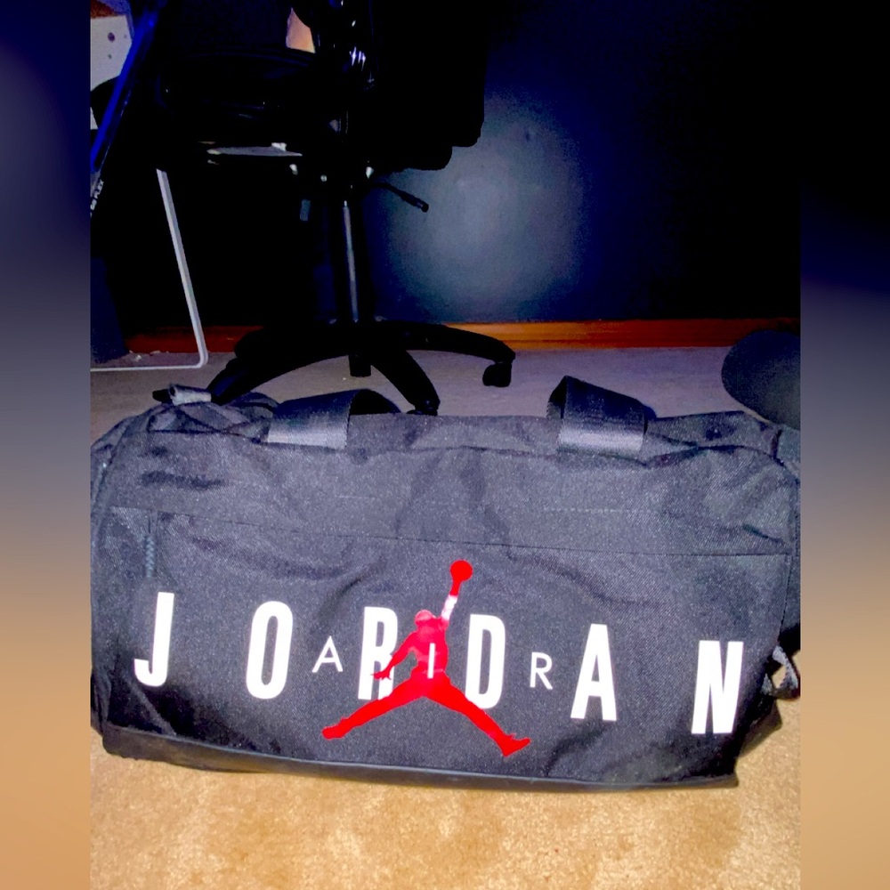 Jordan Black Duffel Bag